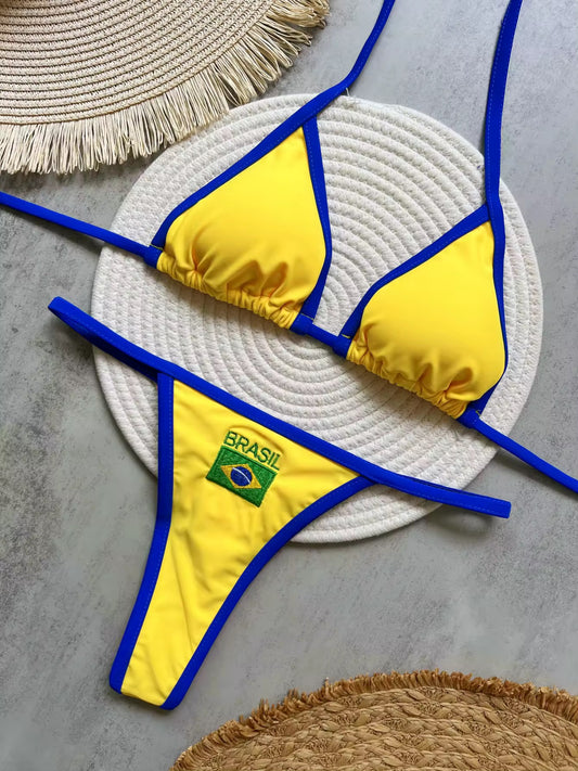 Bikini Brasil Azul